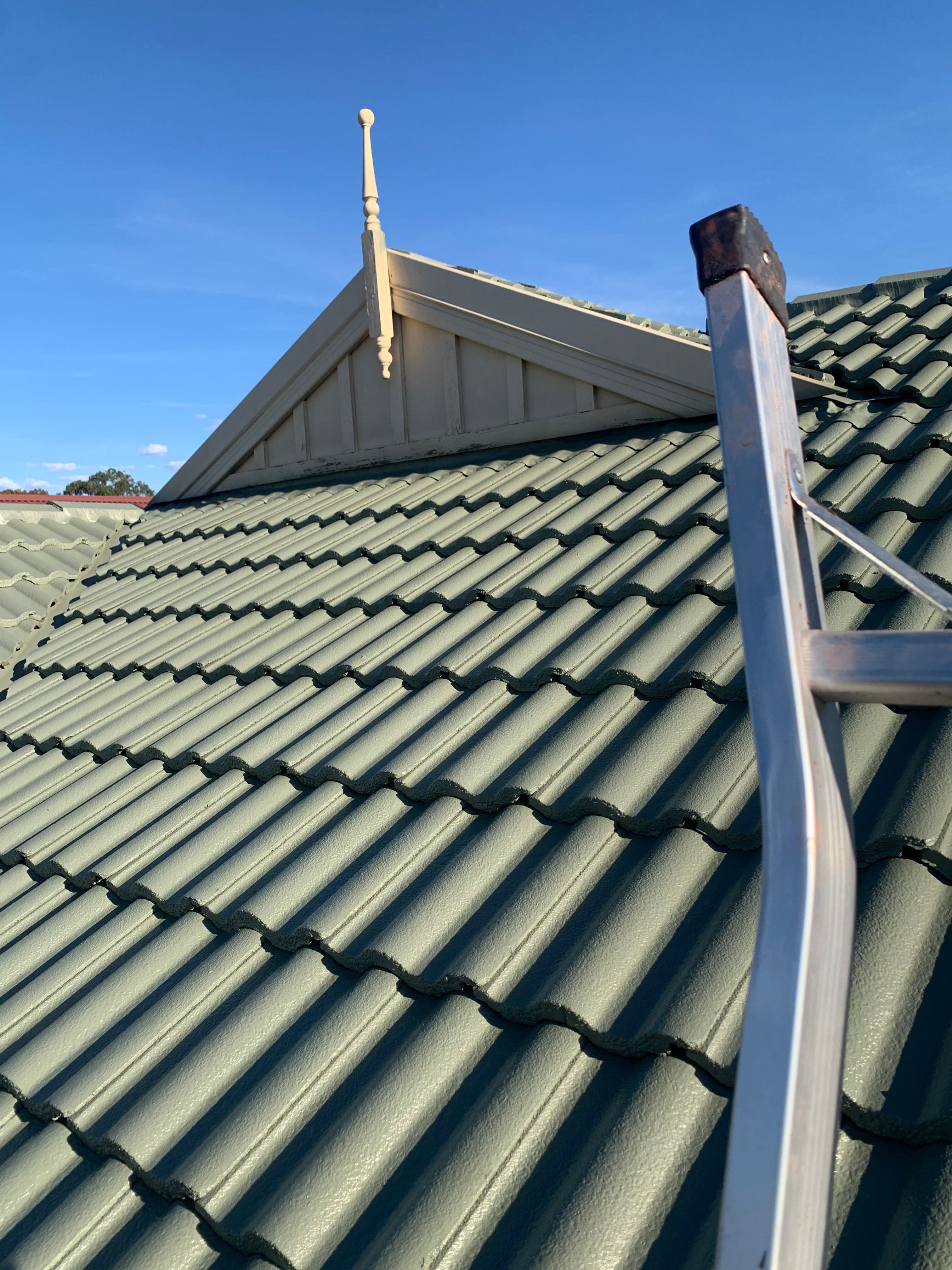 Tiled roof - after clean
