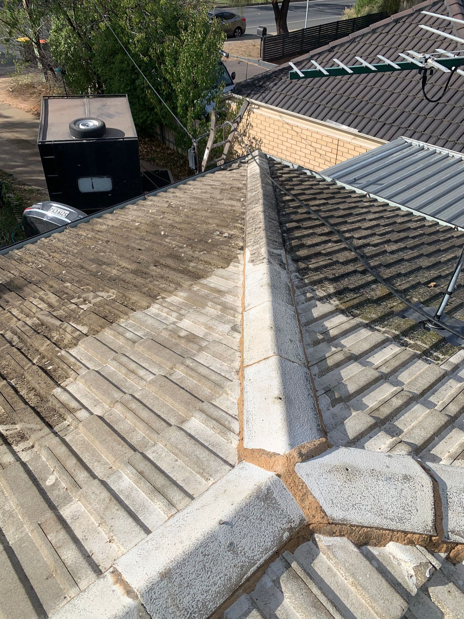Tile surface