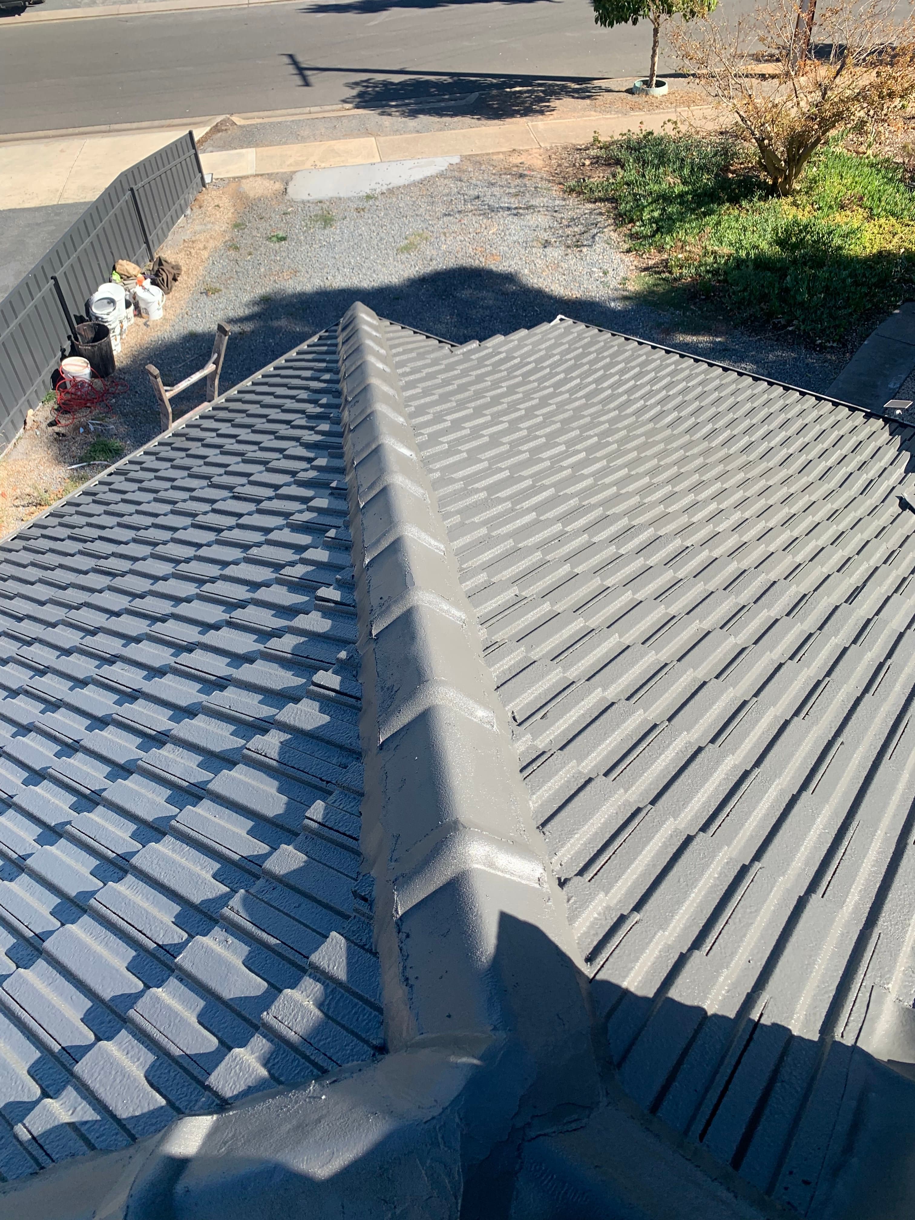 Job 3 – Roof wash after